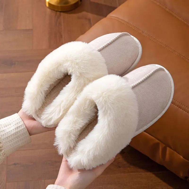 Grace&Mary™ - Non-slip fur slippers for winter