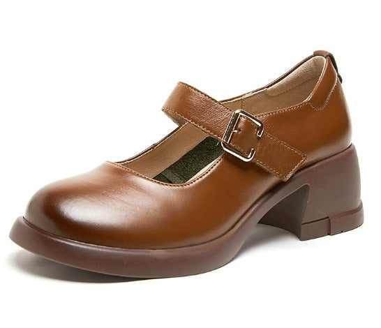 Celeste Leather Mary Janes