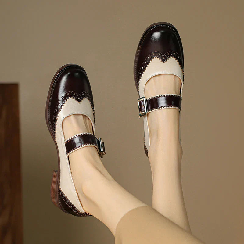 Louisa Leather Mary Janes