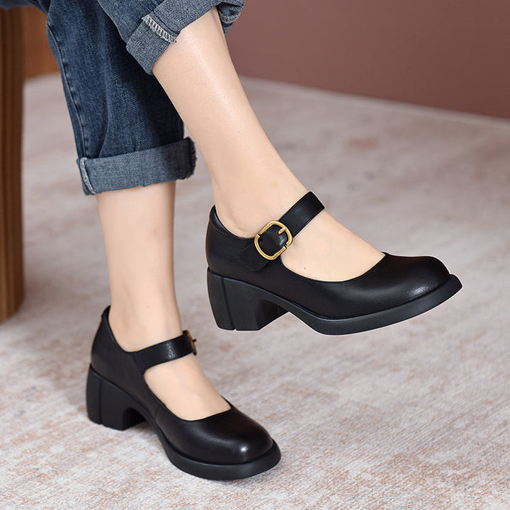 Celeste Leather Mary Janes