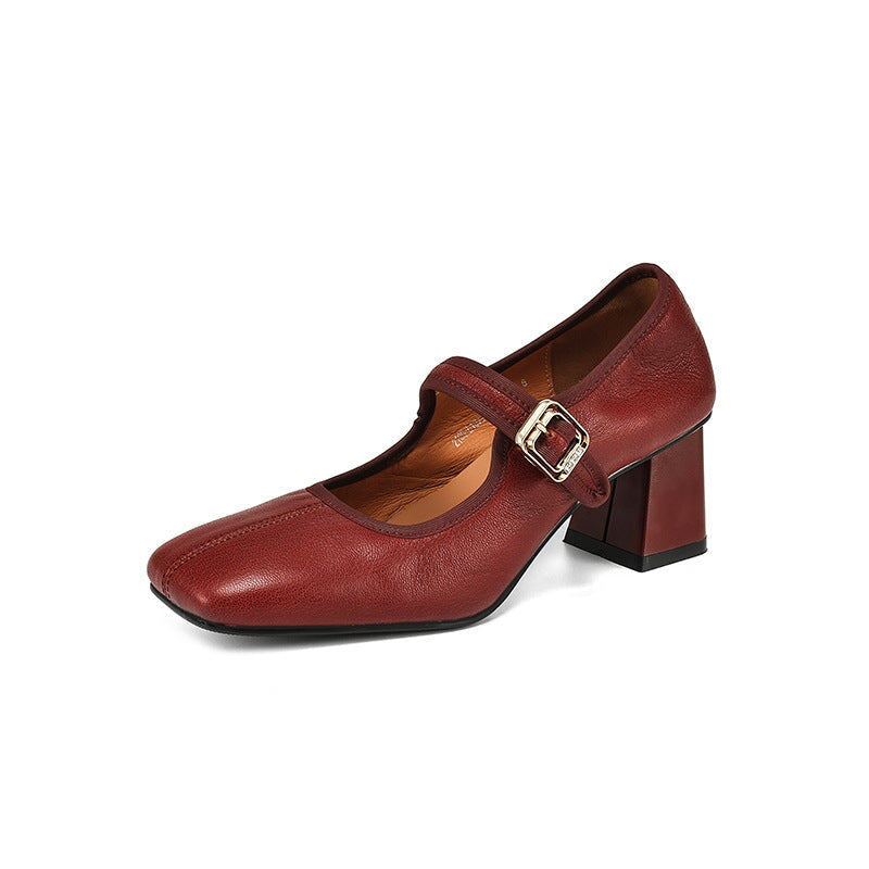 Rose Elegant Mary Janes
