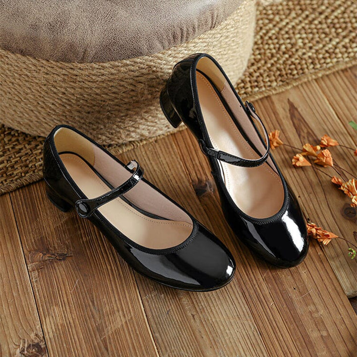Daisy Leather Mary Janes