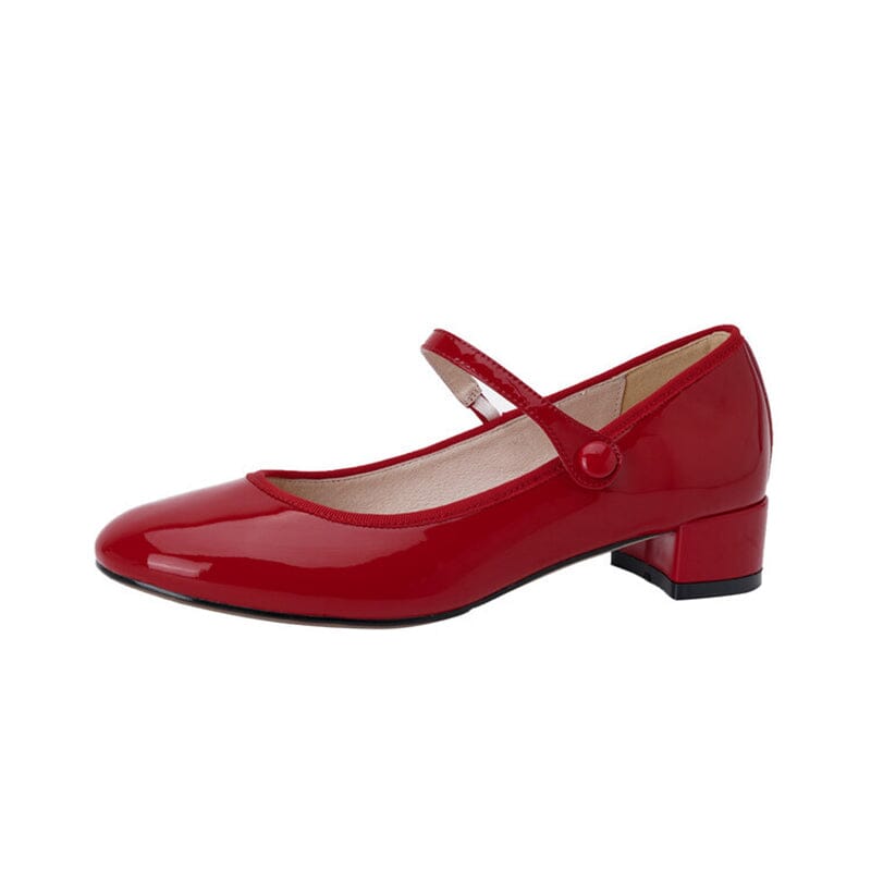 Daisy Leather Mary Janes