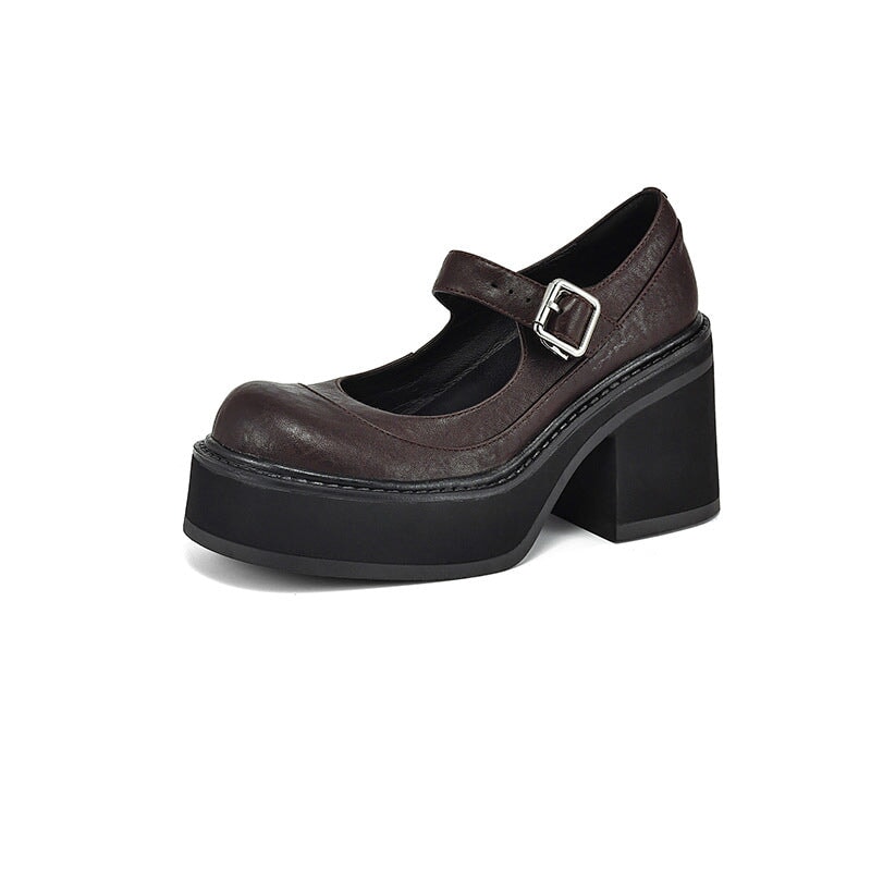 Evie Leather Pumps
