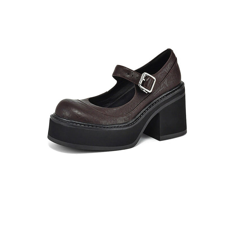 Evie Leather Pumps