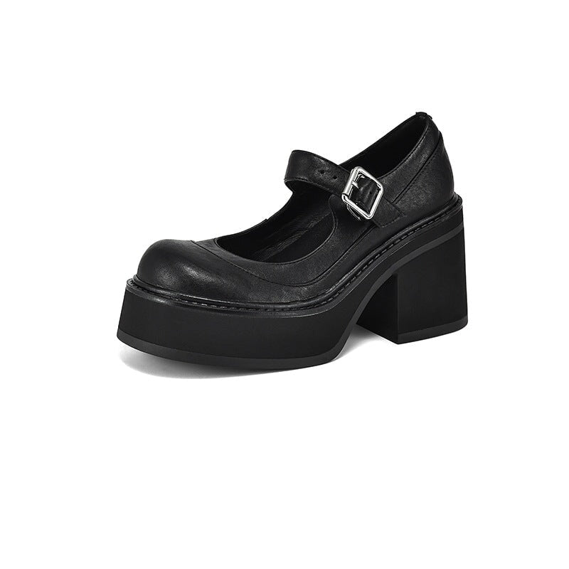 Evie Leather Pumps