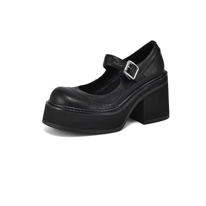 Evie Leather Pumps