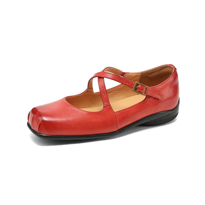 Clara Leather Mary Janes