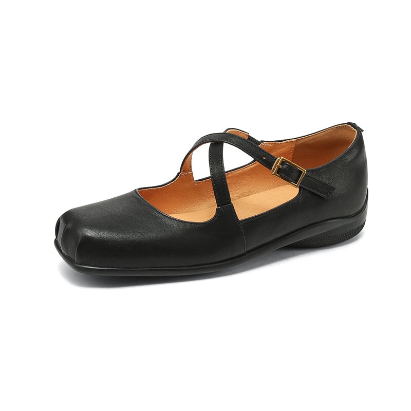 Clara Leather Mary Janes