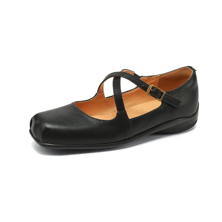 Clara Leather Mary Janes