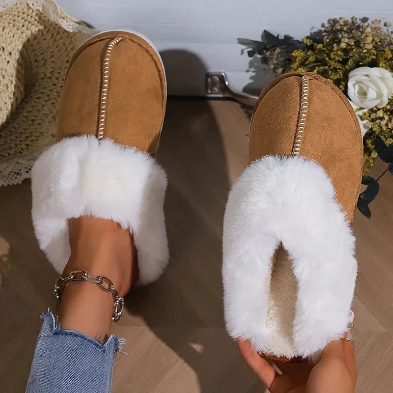 Grace&Mary™ - Non-slip fur slippers for winter