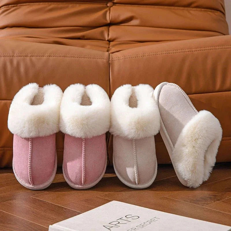 Grace&Mary™ - Non-slip fur slippers for winter