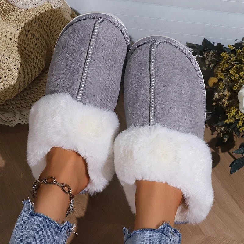 Grace&Mary™ - Non-slip fur slippers for winter