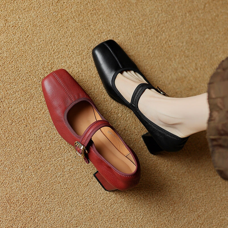 Rose Elegant Mary Janes