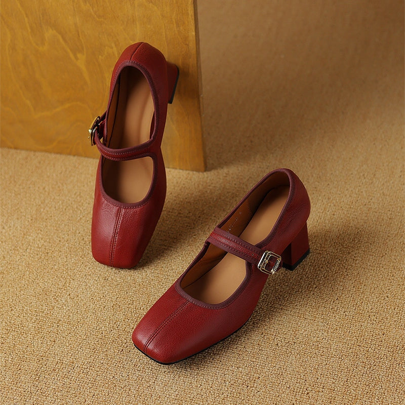 Rose Elegant Mary Janes