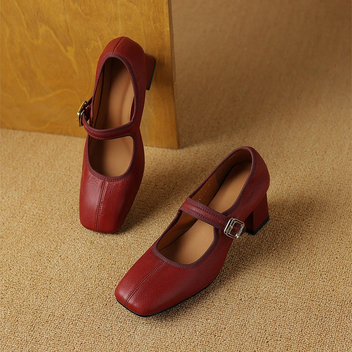 Rose Elegant Mary Janes