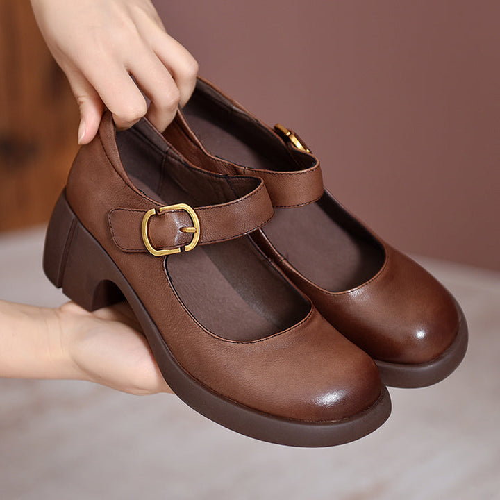 Celeste Leather Mary Janes