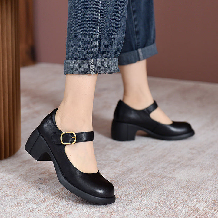 Celeste Leather Mary Janes