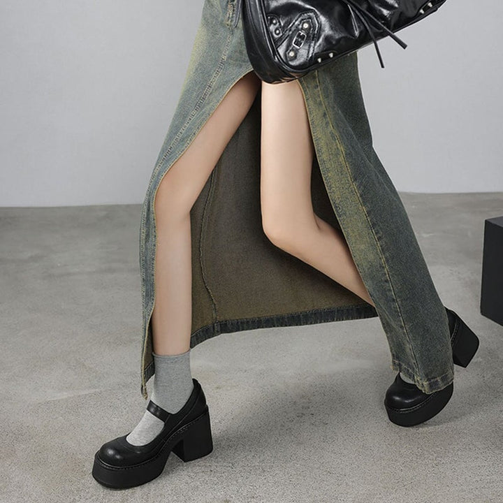 Evie Leather Pumps