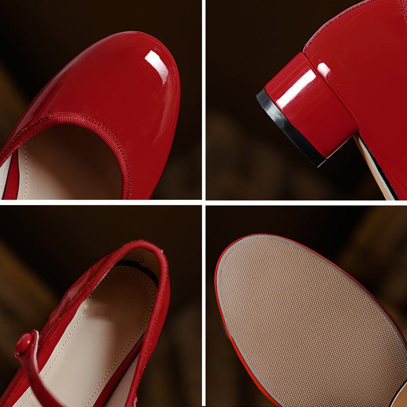 Daisy Leather Mary Janes