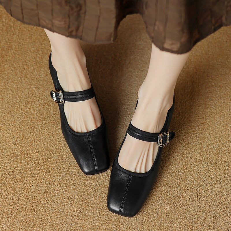 Rose Elegant Mary Janes