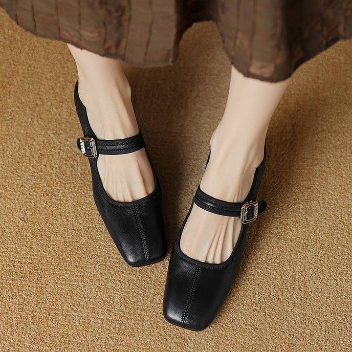 Rose Elegant Mary Janes