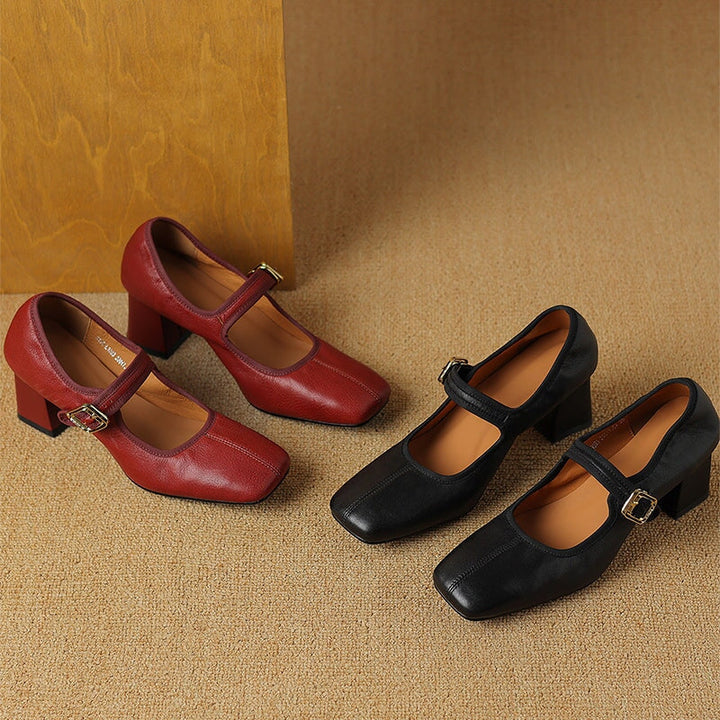 Rose Elegant Mary Janes