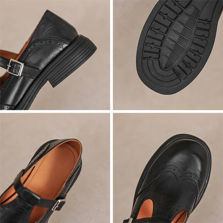 Elise Leather Mary Janes